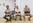 Emprendedores y dinamizadores de la escena literaria local, Francisco Marín García, Fernando Fernández Villa y Paco López Mengual, editores de La Fea Burguesía